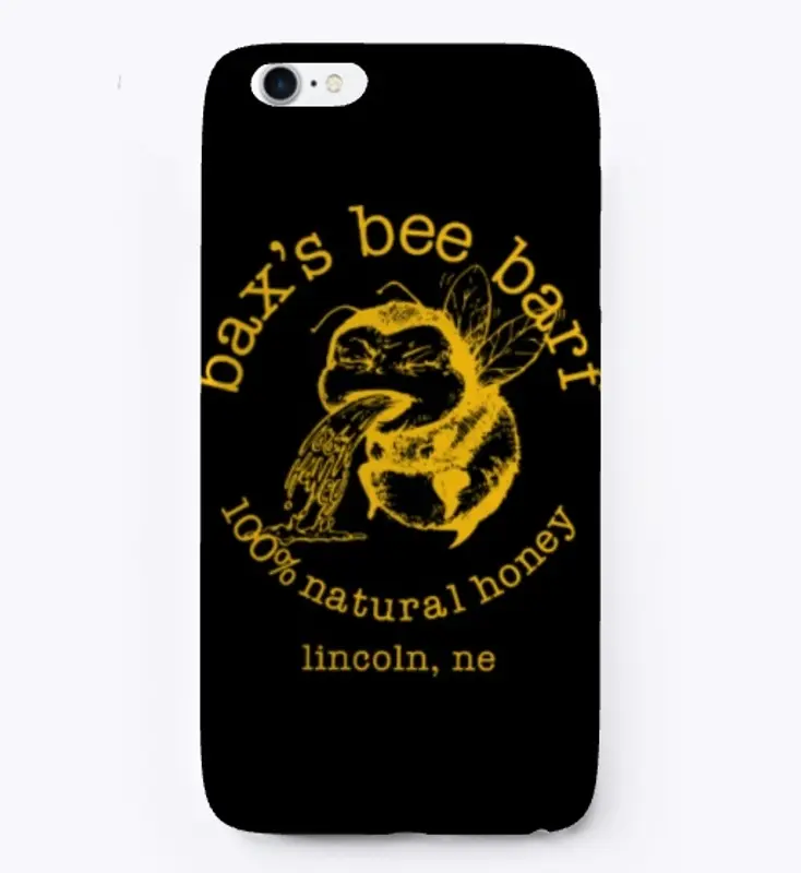 Bee Barf Gold Print