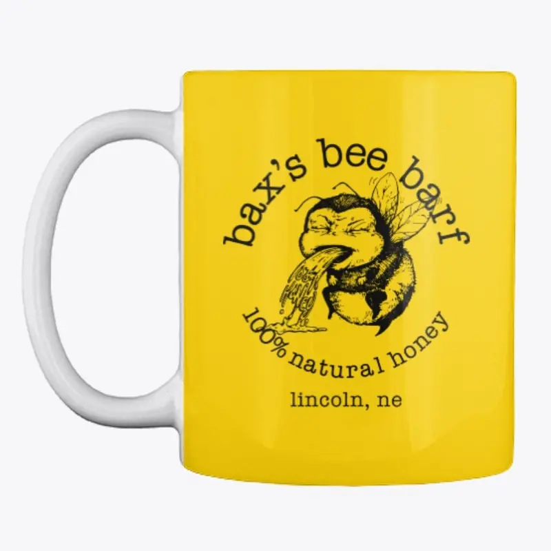 Bee Barf Black Print